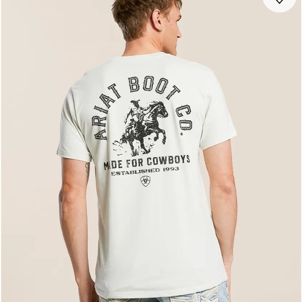 Ariat Made For Cowboys T-Shirt Medium Rodeo Western